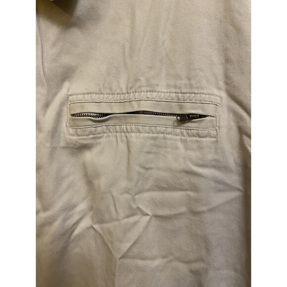 North Bay B.BM Sportswear Cotton Beige Jacket Coat Mens Size L Vintage - Picture 5 of 16